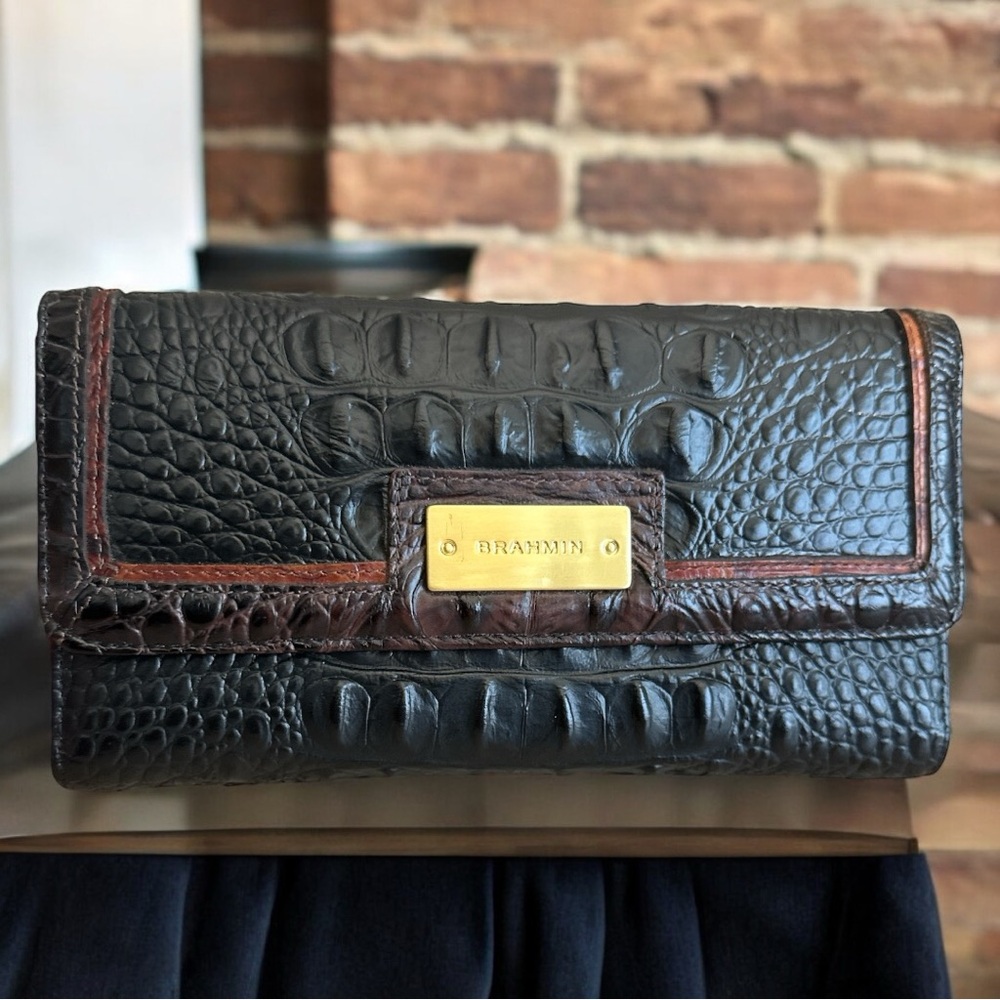 ⭐️NWT⭐️BRAHMIN VINTAGE CHECKBOOK